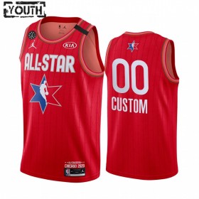 Canotte Bambino 2020 All-Star Personalizzate Jordan Brand Rosso Swingman